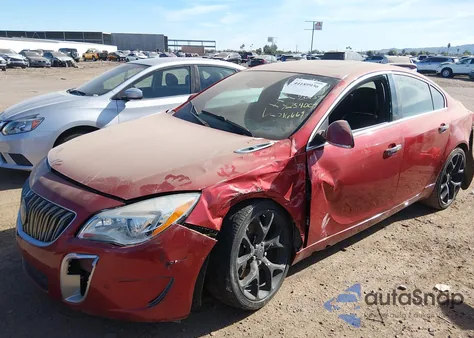 2014 Buick Regal Gs из США, поврежденный, VIN 2G4GU5GX0E9316669